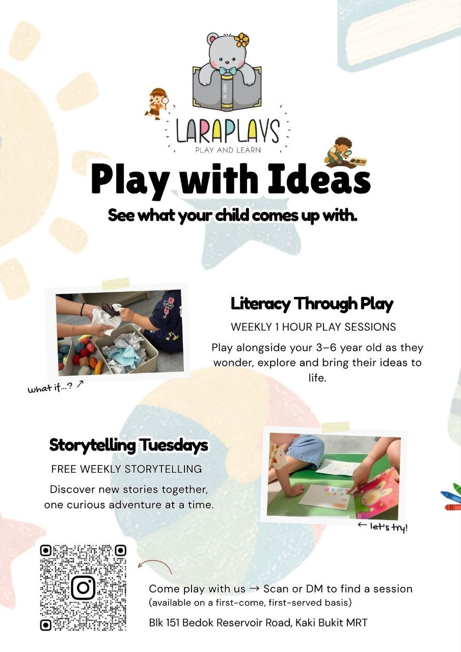 LaraPlays play and learn poster